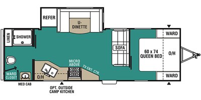 2020 Coachmen Clipper Ultra-Lite 24RBS floorplan