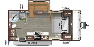 2020 Starcraft Super Lite 212FB floorplan