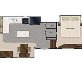 2020 DRV Elite Suites 44 Santa Fe floorplan