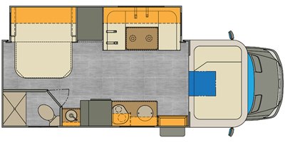 2020 Renegade Vienna 25FWC floorplan