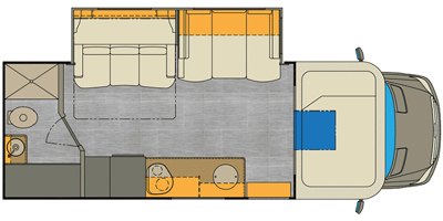 2020 Renegade Vienna 25RMC floorplan