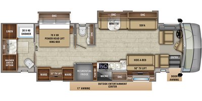 2020 Jayco Embark 39T2 floorplan