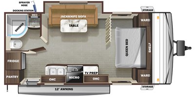 2020 Starcraft Mossy Oak 20FBS floorplan