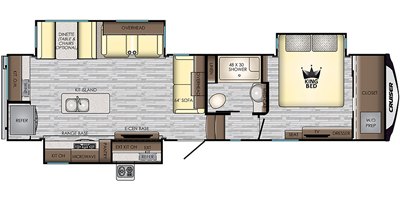 2020 CrossRoads Cruiser CR3311RD floorplan