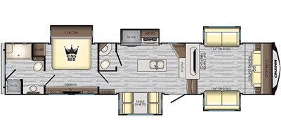 2020 CrossRoads Cruiser CR3881FL floorplan