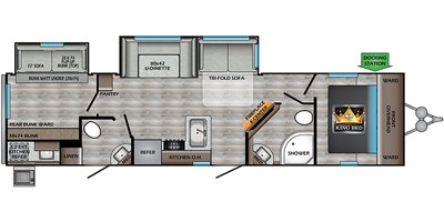 2020 CrossRoads Cruiser Aire CR33BHB floorplan