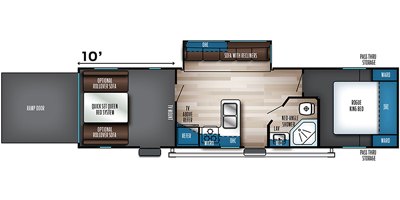 2020 Forest River Vengeance Rogue 31V floorplan