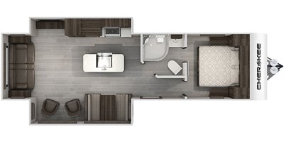 2020 Forest River Cherokee 274WK floorplan