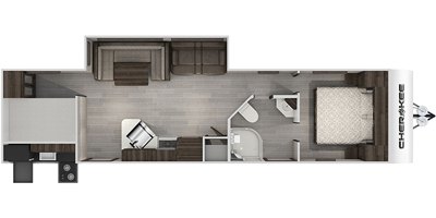 2020 Forest River Cherokee 294GEBG floorplan