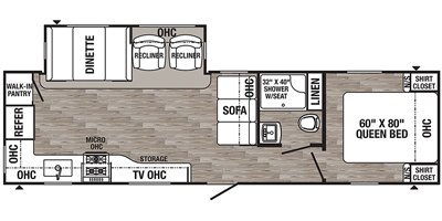 2020 Palomino Puma 28RKQS floorplan