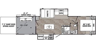 2020 Palomino Puma 31THSS floorplan