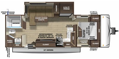 2020 Highland Ridge Open Range Ultra Lite UT2102RB floorplan