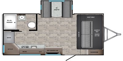 2020 CrossRoads Sunset Trail Super Lite SS185RK floorplan