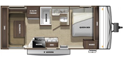 2020 Highland Ridge Mesa Ridge Conventional MR171RD floorplan