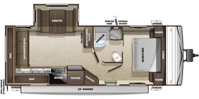 2020 Highland Ridge Open Range Conventional OT23RLS floorplan