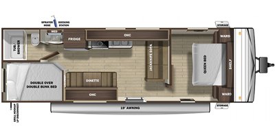 2020 Highland Ridge Open Range Conventional OT26BH floorplan