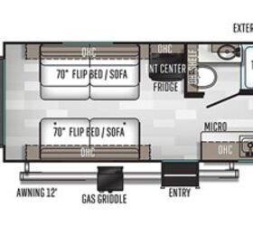 2020 Forest River Flagstaff E-Pro E19TH floorplan