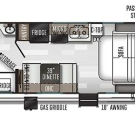 2020 Forest River Flagstaff Micro Lite 25LB floorplan