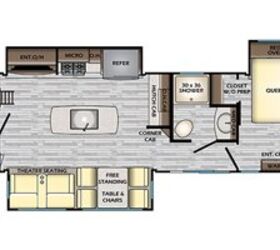 2020 CrossRoads Hampton HP364MBL floorplan