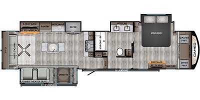 2020 CrossRoads Cameo CE3891MK floorplan