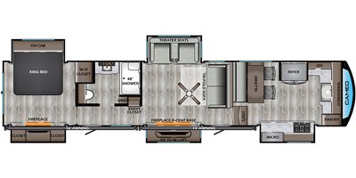 2020 CrossRoads Cameo CE4021FK floorplan