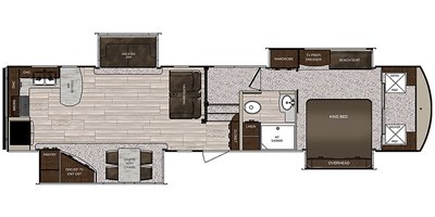 2020 Prime Time Manufacturing Sanibel 3702WB floorplan