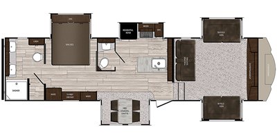 2020 Prime Time Manufacturing Sanibel 3802WB floorplan