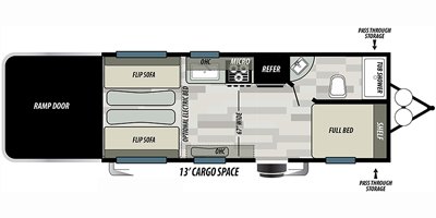 2020 Forest River Wildwood X-Lite West 191SSXL floorplan