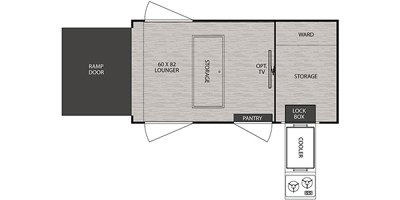 2020 Forest River No Boundaries NB10.6 floorplan