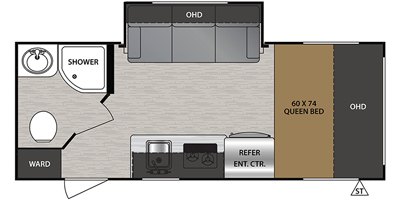 2020 Forest River No Boundaries NB16.8 floorplan