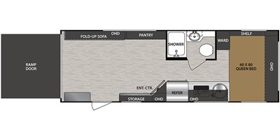 2020 Forest River No Boundaries NB19.1 floorplan