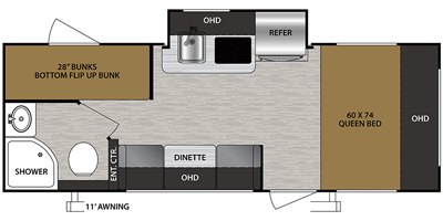 2020 Forest River No Boundaries NB16.6 floorplan