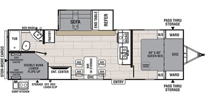 2020 Coachmen Spirit Ultra Lite 2659BH floorplan