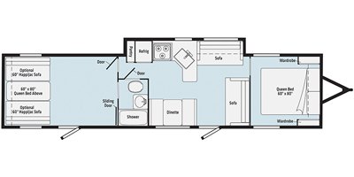 2020 Winnebago Spyder S35GT floorplan
