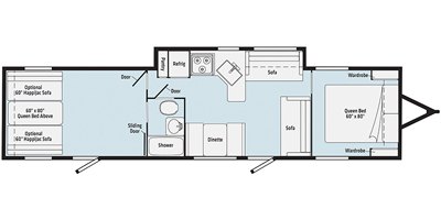 2020 Winnebago Spyder S35GT floorplan