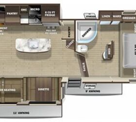 2020 Highland Ridge Mesa Ridge Limited MF291RLS floorplan