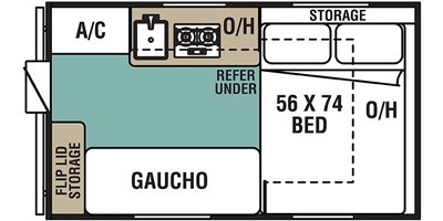 2020 Coachmen Clipper Express 12.0TD floorplan