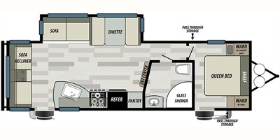 2020 Forest River Sonoma 2801RL floorplan