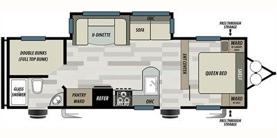 2020 Forest River Sonoma 2803BH floorplan