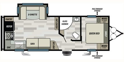 2020 Forest River Sonoma 2406RK floorplan