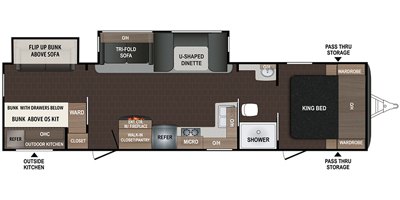 2020 Dutchmen Atlas 3202BH floorplan