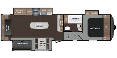 2020 Dutchmen Atlas 2992RLF floorplan