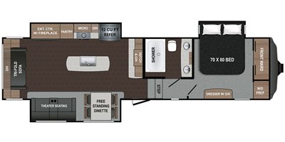 2020 Dutchmen Atlas 3172RLKB floorplan