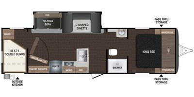 2020 Dutchmen Atlas 2902BH floorplan