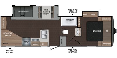 2020 Dutchmen Atlas 2502REF floorplan