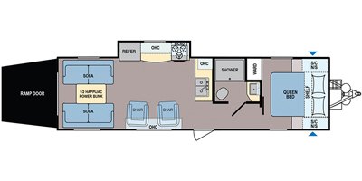 2020 Dutchmen Coleman Lantern 290TQ floorplan