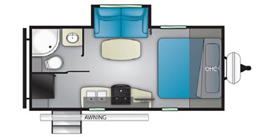 2020 Heartland North Trail NT 21RBSS floorplan