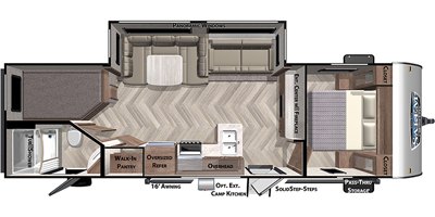 2020 Forest River Salem Cruise Lite Northwest 263BHXL floorplan