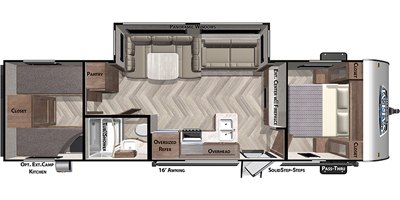 2020 Forest River Salem Cruise Lite Northwest 282QBXL floorplan