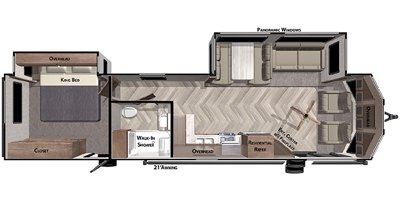 2020 Forest River Wildwood Lodge DLX 353FLFB floorplan
